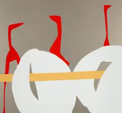 Markus Weggenmann, Ohne Titel (Nr. 299), 2007, Hochglanzlack auf Aluminium