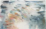 Joyce Weinstein, "June City Skyscape At Dawn", 1981, Öl auf Leinwand