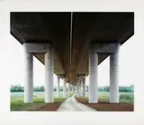 Hans-Christian Schink, A38, Brücke Schkortleben (2), 1999, C-Print auf Kodak Professional