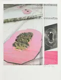 Surrounded Islands, Project for Biscayne Bay, Greater Miami, Floria by Christo, 1985, Farboffset und Kunststoffcollage auf leichtem Karton, sold Aug 2019
