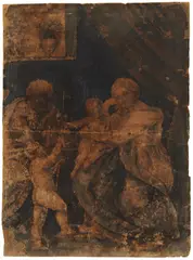 Auktion 479, Los 50 by Guido Reni, Zeichnung auf Papier, sold Jan 2022