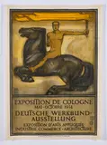Peter Behrens, Plakat für die deutsche Werkbund-Ausstellung in Köln 1914, 1914, Farblithografie auf Velin