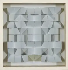 Klaus Staudt, Ohne Titel, 1974/85, Polystyrol in Plexiglaskasten