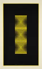 Almir Mavignier, Ohne Titel, 1968, Farbserigrafie auf Kunststoff