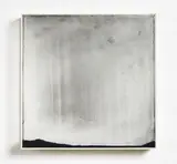 Erich Reusch, Elektrostatisches Wandobjekt, 1985, Elektrostatisch geladenen Pigmente in Plexiglaskasten
