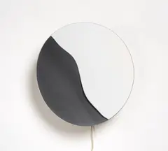 Victor Bonato, "Axial-Konkav", 1972, Rotierendes Spiegelobjekt mit Motor