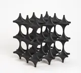 Paul Julius Geissler, Ohne Titel (Struktur), Um 1970, Schwarzer Harzguss