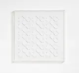 Klaus Staudt, Korrelationen, 1996, Jeweils eine Farbserigrafie auf zwei übereinander gelegten Plexiglasscheiben und Karton, in Plexiglaskasten