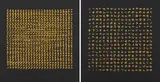 Hajo Bleckert, Konvolut von 2 Serigrafien, 1959/196, Jeweils: Farbserigrafie auf schwarzem Velin
