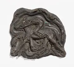 Antonius Hoeckelmann, Ohne Titel (Jockey), 1990, Bronzerelief