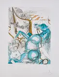 Salvador Dalí, Saint Martin, 1965, Farbradierung und Aquatinta auf Japan