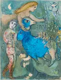 Aus: Le Cirque by Marc Chagall, Farblithografie auf Velin, sold Oct 2021