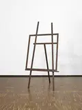 David Renggli, Die, die sich hochschlafen, 2005, Holz, farbig gefasst