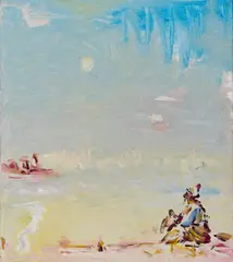 "Ile de St. Marguerite" by Haralampi G. Oroschakoff, Acryl auf Leinwand, sold Jan 2023