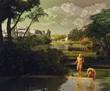 Miao Xiaochun, Landscape with Diogenes (Aus: H2O), 2007, C-Print