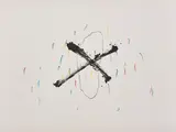 Antoni Tàpies, Testimoni del Silenzi, 1971, Farbradierung auf Velin