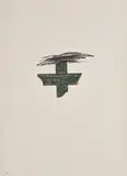 Antoni Tàpies, Aus: Llambrec material, 1975, Farblithografie auf Velin