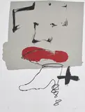 Antoni Tàpies, Trois huit, 1994, Farblithografie auf RIVES (Wasserzeichen)