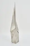 Erich Hauser, Ohne Titel (Spardose), 1987, Edelstahl
