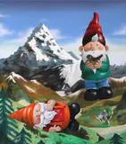 Albrecht & Wilke, Das totale Glück, 2020, Acryl auf Leinwand