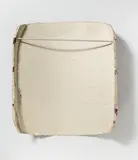 Ron Gorchov, "Coin" #28, 1981, Mischtechnik auf Pappmaché, konvex geformt und gepresst. Rückseitig mit Aluminiumstange verstärkt