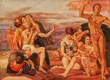 Werner Tübke, "Am Strand 2"