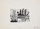 Lyonel Feininger, Schiffe im Hafen