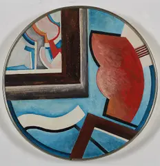 Alexej Baschlakow, "Idee zu A", 1966, Öl auf Holz