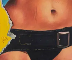 "Alexandra" by Fritz Köthe, 1970, Tempera und Öl auf Leinwand, sold Oct 2021