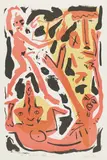 A. R. Penck, Ohne Titel, Farblithografie auf Velin