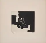 Eduardo Chillida, Aldizkatu II, 1972, Radierung auf Arches (Wasserzeichen)