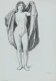 Ludwig von Hofmann, Stehender Akt