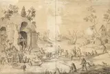 Jacobus Storck, Auktion 479, Los 57, Aquarellierte Tuschzeichnung auf Papier