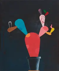 Paule Hammer, "Bio-Gotik No. 7", 2004, Acryl auf Leinwand