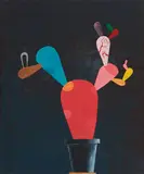 Paule Hammer, "Bio-Gotik No. 7", 2004, Acryl auf Leinwand