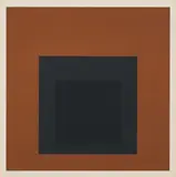 Attic (Aus: The Surface) by Josef Albers, 1965, Farbserigrafie auf leichtem Karton, sold May 2022