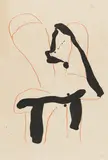 Beau Geste VIII by Robert Motherwell, 1989, Farblithografie auf Japan, sold Nov 2021