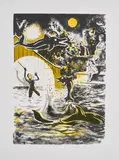 Tilo Baumgartel, Ohne Titel, 2016, Lithografie auf Römerturm Musuemskarton