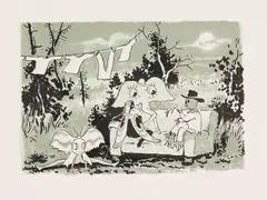 Ohne Titel by Tilo Baumgartel, 2016, Lithografie auf Römerturm Museumskarton, sold Nov 2021