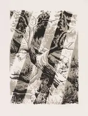 Ohne Titel by Tilo Baumgartel, 2016, Lithografie auf Römerturm Museumskarton, sold Nov 2021