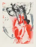 Fred Thieler, Ohne Titel, 1986, Farblithografie auf Bütten