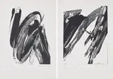 Karl Otto Götz, Konvolut von 2 Lithografien