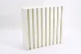 Josef Neuhaus, Ohne Titel, 1969, Holz, weiß gefasst