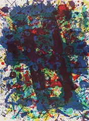SF 349 by Sam Francis, 1992, Farblithografie auf Bütten, sold Nov 2021