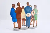 Howard Kanovitz, The people, 1971, Multiple. Farbserigrafie auf Plexiglas und Aluminiummsockel