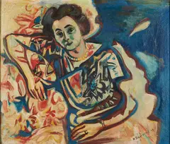 Rudi Baerwind, Ohne Titel, 1948, Öl auf Leinwand