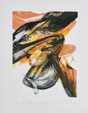 Kolphoo I by Karl Otto Götz, 1999, Farblithografie auf Velin, sold Oct 2021