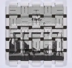 Thomas Bayrle, Brandenburger Tor, 2005, Multiple. 3D-Druck auf Karton