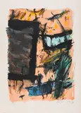 Wolfgang Troschke, Ohne Titel, 1991, Farblithografie auf Velin