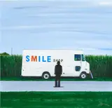 Jing Zhiyong, Smile Shop, 2020, acrylic on wood